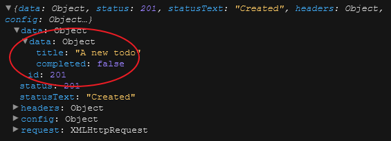 Response object