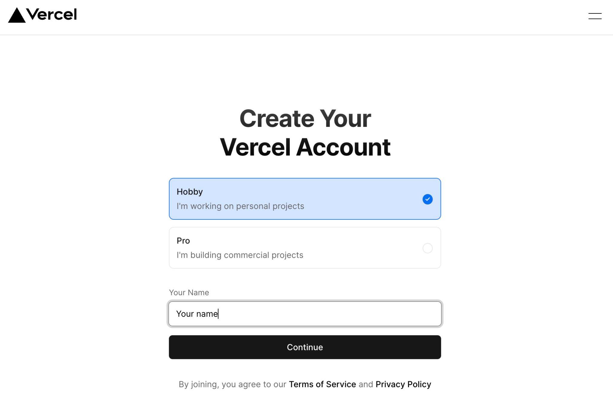 Meticulous deployment on Vercel