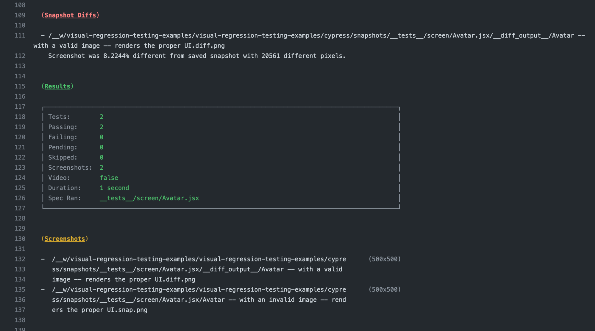 Testing a workflow
