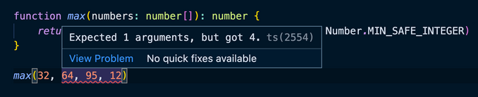 IDE showing a TypeError